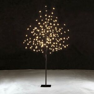 🌸NEW 6 FOOT LED CHERRY BLOSSOM TREE WITH 208 WARM WHITE LED LIGHTS UNOPENED BOX.